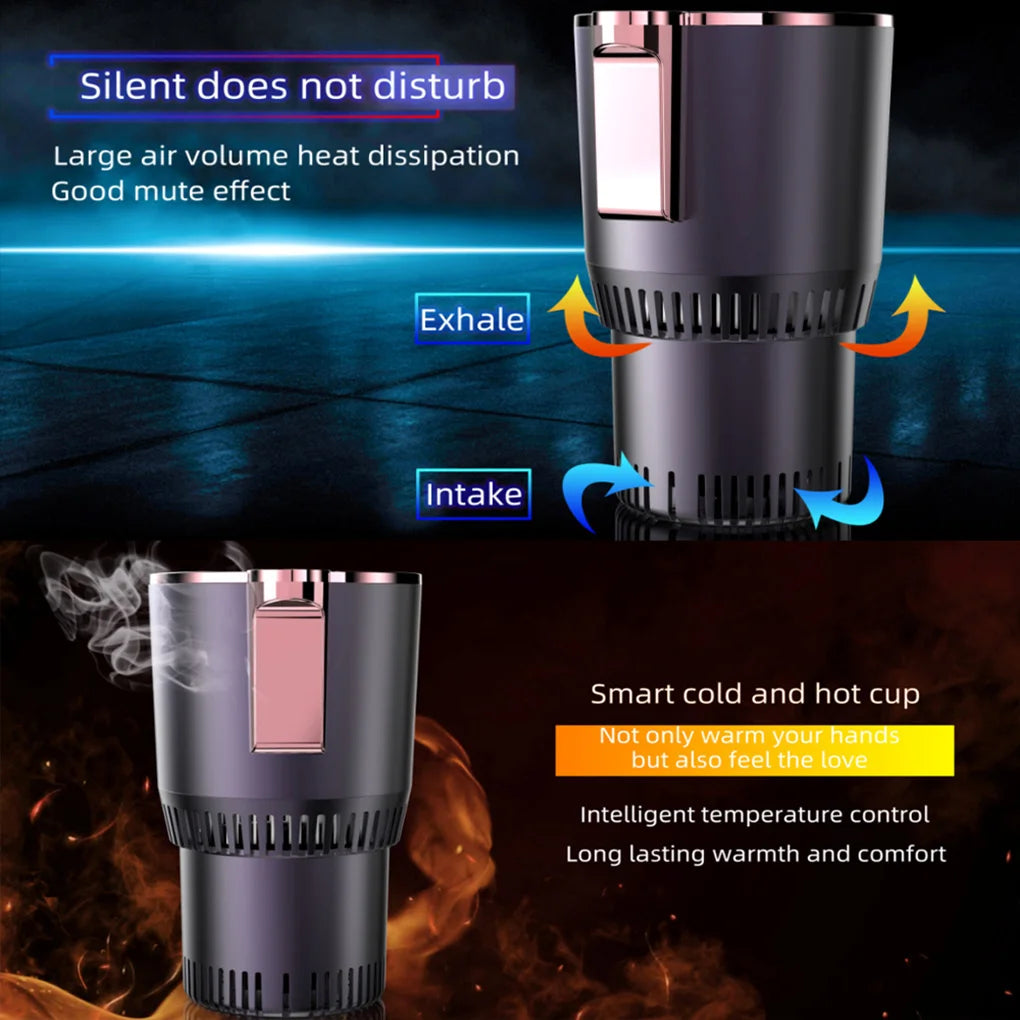 Home and Car Smart Cup Cooler and Warmer, Digital Display To Control The Temperature